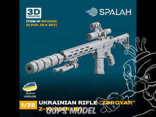 Spalah SP10235 Fusil ukrainien "Zbroyar" Z-10 UAR-10 5 pcs 1/35