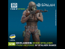 Spalah kit figurine SP10616 Zone d'exclusion du stalker de l'univers des jeux « STALKER » 1/16
