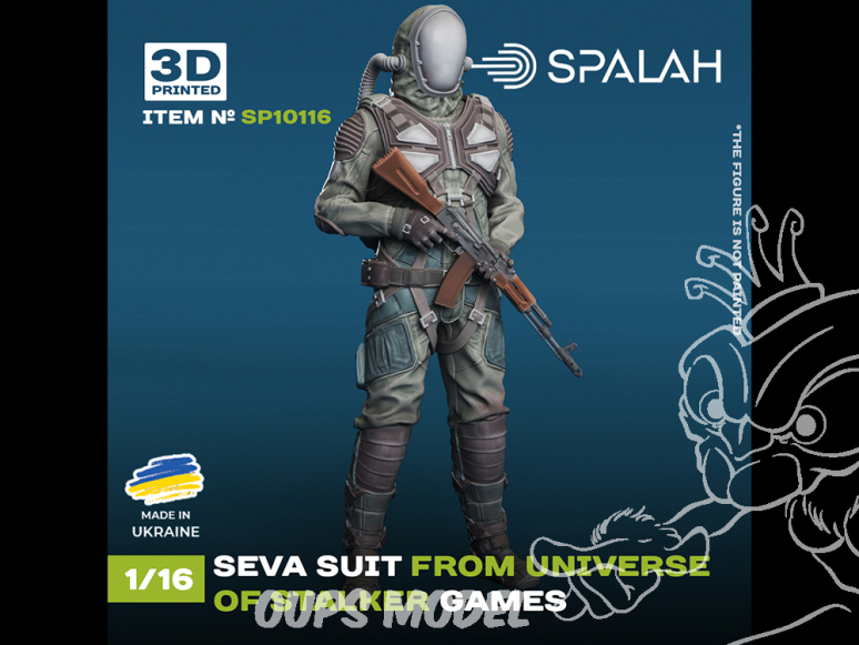 Spalah kit figurine SP10116 Combinaison Seva de l'univers des jeux « STALKER » 1/16