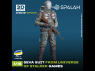 Spalah kit figurine SP10116 Combinaison Seva de l'univers des jeux « STALKER » 1/16
