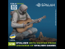 Spalah kit figurine SP10016 Stalker avec une guitare, issu de l'univers des jeux « STALKER » 1/16