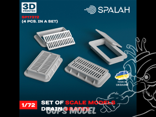 Spalah SP17372 Grilles d'égout 2 piéces 1/72