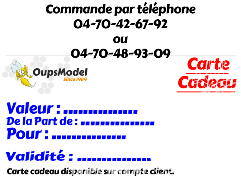 Carte Cadeau 90€