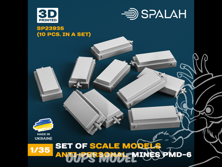 Spalah SP23935 Mines antipersonnel PMD-6 10 pièces 1/35