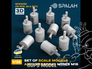 Spalah SP24035 Mines antipersonnel M16 10 pièces 1/35