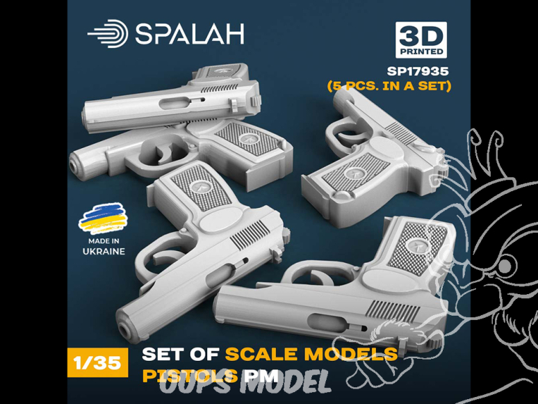 Spalah SP17935 Pistolets PM 5 pièces 1/35