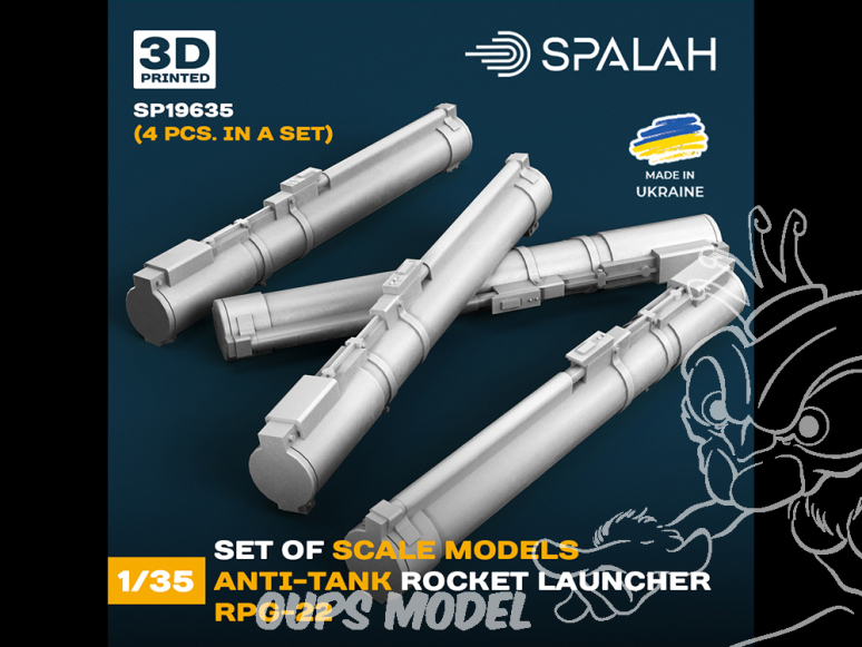 Spalah SP19635 RPG-22 4pièces 1/35