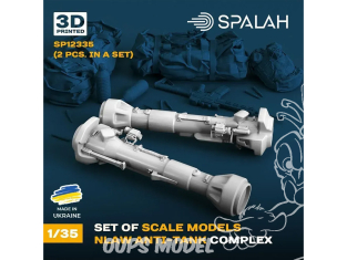 Spalah SP12335 Complexe antichar NLAW 2pièces 1/35