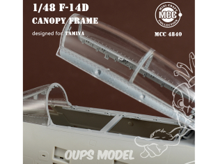 MCC Mini Craft Collection 4840 Châssis de verrière F-14D Tamiya 1/48
