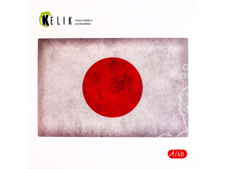 Kelik KS48039 Base Drapeau du Japon Acrylique 3mm 410 x 270 mm 410 g 1/72 1/48 1/32
