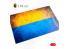 Kelik KS48037 Base Drapeau ukrainien Acrylique 3mm 410 x 270 mm 410 g 1/72 1/48 1/32