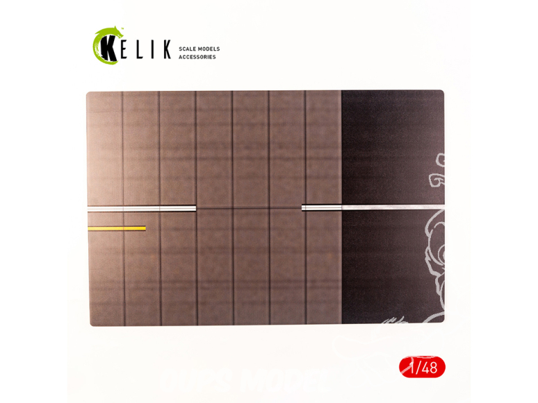 Kelik KS48041 Base Base aérienne Amari Estonie Acrylique 3mm 410 x 270 mm 410g 1/48