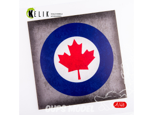 Kelik KS48033 Base Rond Canada en acrylique de 3 mm d'épaisseur 240 x 240 mm 190 g échelles 1/72 et 1/48