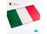 Kelik KS72089 Base drapeau italien en acrylique 3 mm 280 x 180 mm 170g 1/72