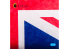 Kelik KS72092 Base drapeau Grande-Bretagne en acrylique 3 mm 280 x 180 mm 170g 1/72