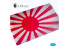Kelik KS72094 Base Pavillon naval japonais en acrylique 3 mm 280 x 180 mm 170g 1/72