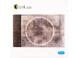 Kelik KS72098 Base 56e base aérienne Pologne Type 2 en acrylique 3 mm 280 x 180 mm 170g 1/72