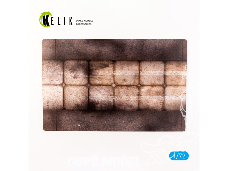 Kelik KS72103 Base Hangar Base aérienne de Vasylkiv Ukraine acrylique 3 mm 280 x 180 mm 170g 1/72