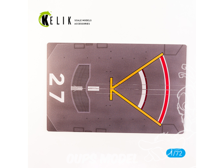 Kelik KS72106 Base JDS Isoyuki DD-127 1985 acrylique 3 mm 280 x 180 mm 170g 1/72