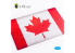 Kelik KS72086 Base Drapeau du Canada acrylique 3 mm 280 x 180 mm 170g 1/72