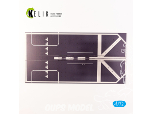 Kelik KS72104 Base Pont de frégate de classe Mogami version Full acrylique 3 mm 180 x 357 mm 210g 1/72