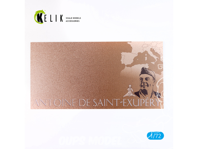 Kelik KS72095 Base Saint-Exupery acrylique 3 mm 180 x 357 mm 210g 1/72