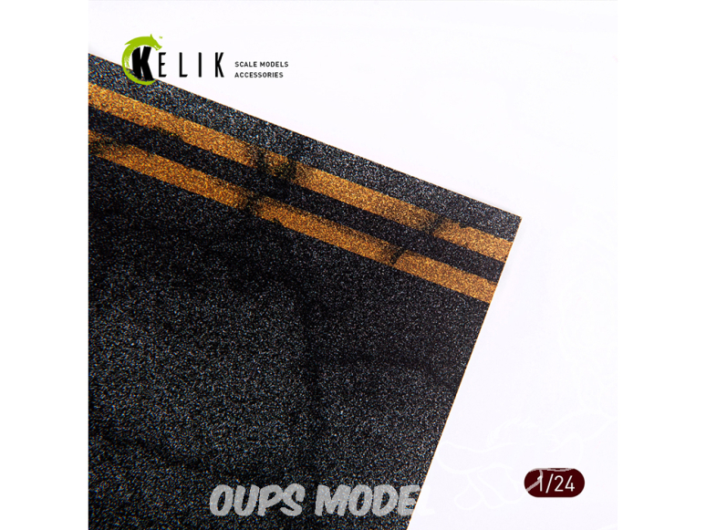 Kelik KS24013 Base Route 66 acrylique 3 mm 180 x 357 mm 210g 1/24