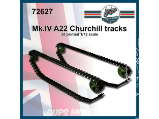 FC MODEL TREND accessoire résine 72627 Chenilles Mk.IV A22 Churchill 1/72