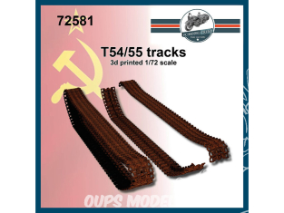FC MODEL TREND accessoire résine 72581 Chenilles T-54/55 1/72