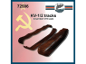 FC MODEL TREND accessoire résine 72586 Chenilles KV-1/2 1/72