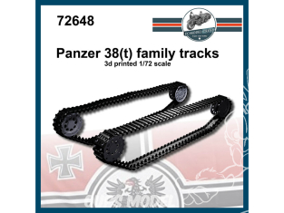 FC MODEL TREND accessoire résine 72648 Chenilles Panzer 38(t) famille 1/72