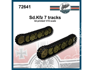 FC MODEL TREND accessoire résine 72641 Chenilles Sd.Kfz.7 1/72