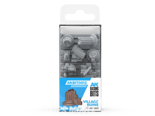 AK interactive AK BASING BITS AKBIT0012 RUINES DE VILLAGE