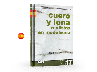 Ak Interactive livre AK543 AK LEARNING 17: CUIR ET TOILE RÉALISTES DANS LA FABRICATION DE MODÈLES Espagnol