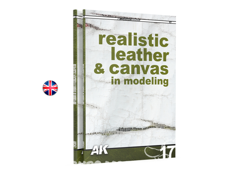Ak Interactive livre AK542 AK LEARNING 17: CUIR ET TOILE RÉALISTES DANS LA FABRICATION DE MODÈLES Anglais