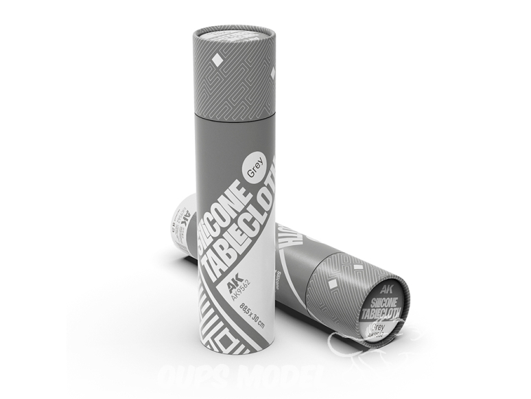 AK Interactive accessoire AK9562 Nappe de travail en silicone grise pour la peinture