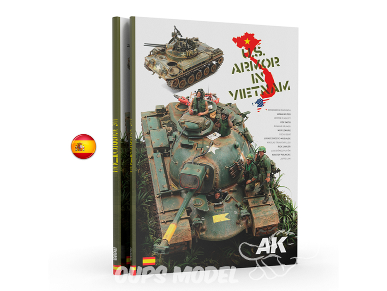 Ak Interactive livre AK130030 BLINDÉS AMÉRICAINS AU VIETNAM en Espagnol