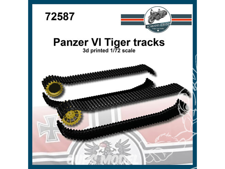 FC MODEL TREND accessoire résine 72587 Chenilles Panzer VI Tigre 1/72