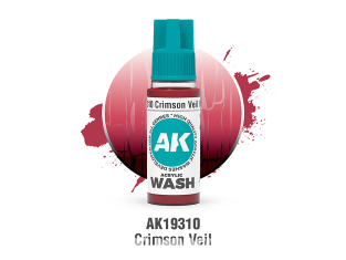 Ak interactive peinture AK19309 ACRYLIC WASH INVOCATION VIOLET 18ml