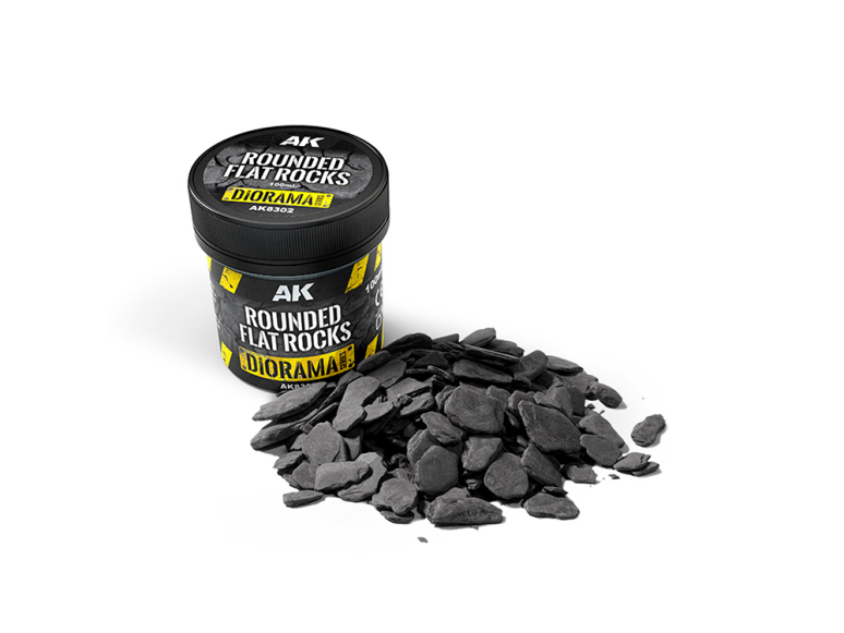 AK interactive ak8302 ROCHES PLATES ARRONDIS 100ml