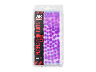 AK interactive Diorama series ak8273 Touffes violettes-roses 4,5 mm
