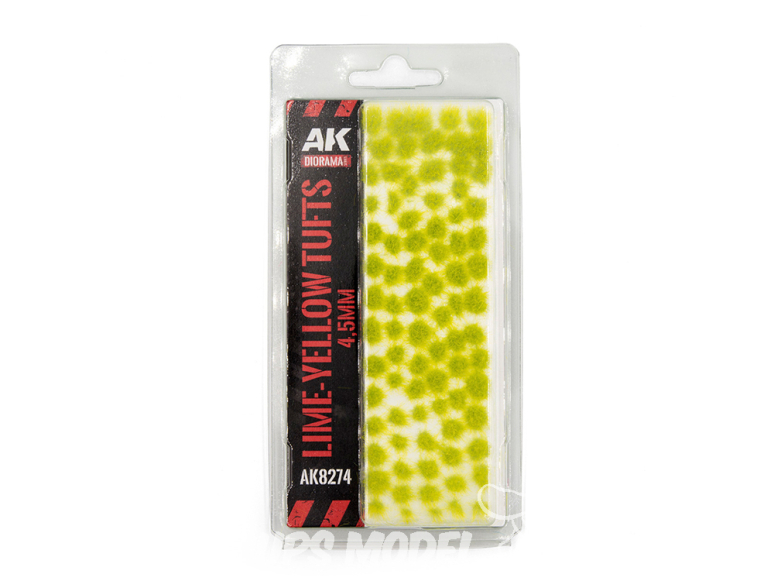 AK interactive Diorama series ak8274 TOUFFES JAUNE CITRON 4,5 MM