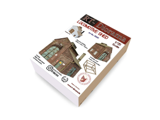 RT-Diorama 35020 Base de diorama Remise à locomotives 1/35