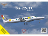 SOVA-M maquette avion 72066 Fairchild Metroliner SA-226TS Metro II Regional airliner 1/72