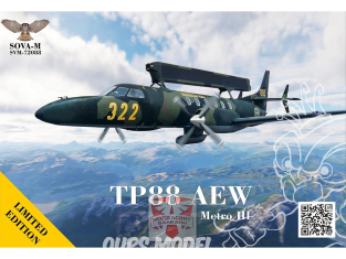 SOVA-M maquette avion 72088 Fairchild Metroliner TP-88 AEW Swedish Air Force 1/72