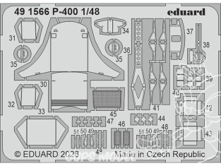 EDUARD photodecoupe avion 491566 Amélioration P-400 Arma Hobby 1/48