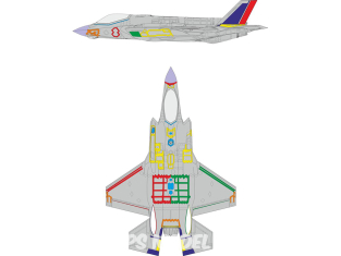 Eduard Express Mask EX1156 F-35A RAM Coating early Italeri 1/48