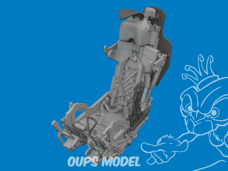 Eduard kit d'amelioration avion brassin Print 6481160 Siège éjectable avec harnais intégral MiG-21F Eduard 1/48