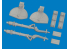 Eduard kit d'amelioration avion brassin Print 6481174 Jambes train d'atterrissage A6M Eduard 1/48