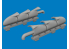 Eduard kit d'amelioration brassin Print 672440 Echappement 3 sorties Fishtail Spitfire Mk.V Eduard 1/72